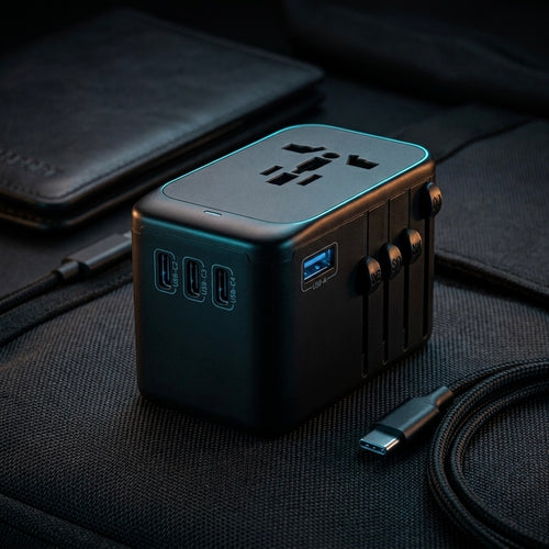 NexaGear Voyager 100W | Universal GaN Travel Adapter