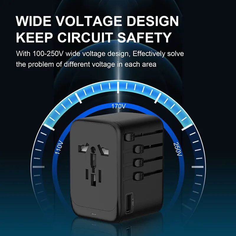 NexaGear Voyager 100W | Universal GaN Travel Adapter